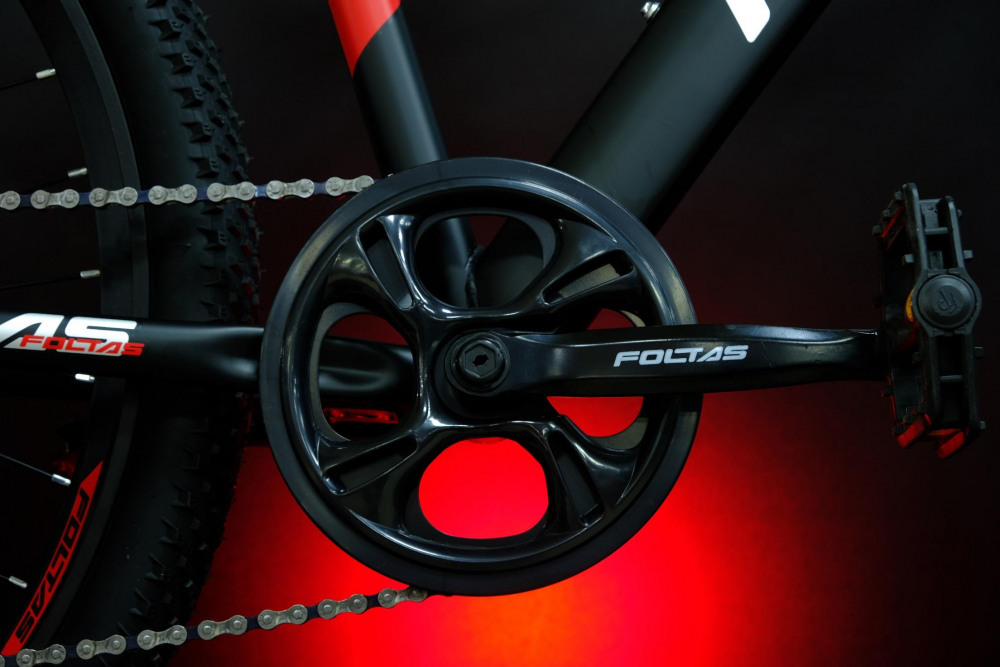 FOLTAS 27,5 - 17р Матовый Чёрный/Красный