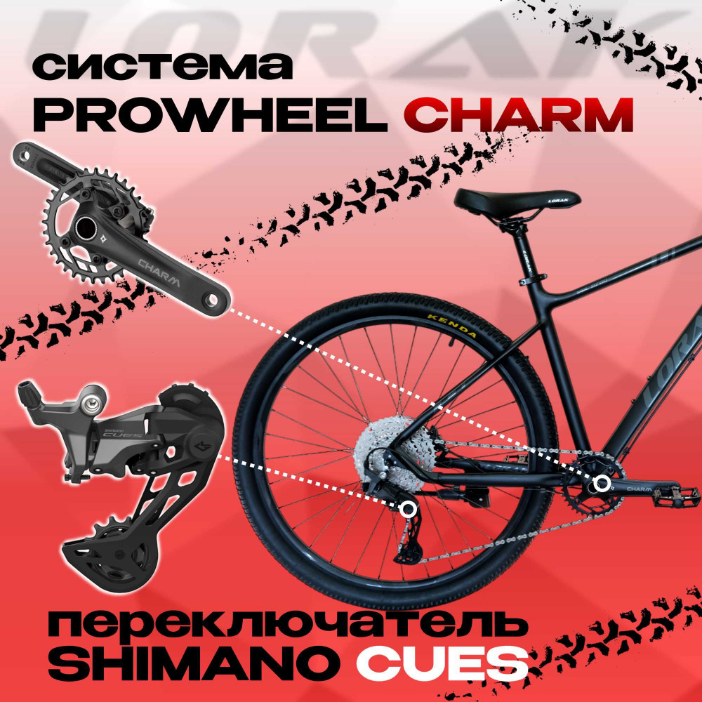 LORAK Sel 9780 SE Матовый Чёрный 19р (на рост 171-182)